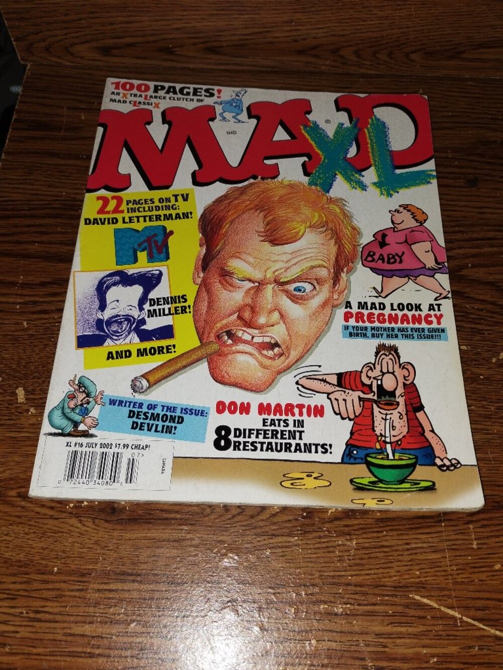 Mad Magazine XL #16 (July 2012) David Letterman Don Martin